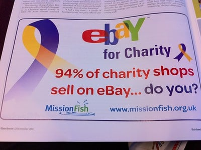 charity shop ad